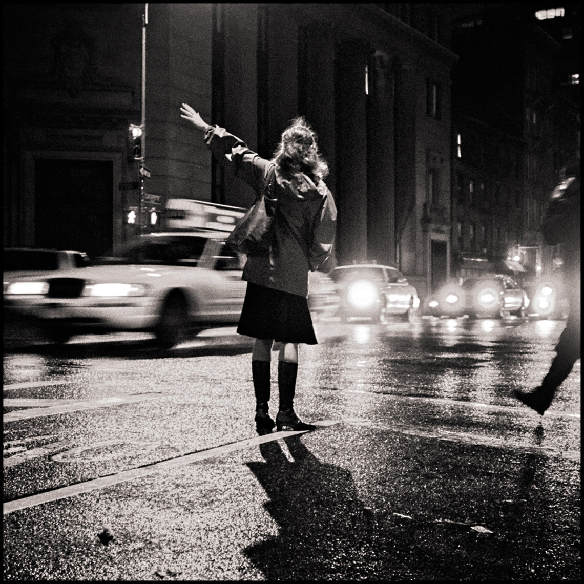 Sean Perry Photographs • Night Orator on Lafayette, from the series Gotham